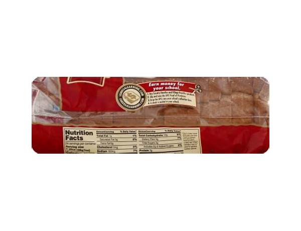 Organic country hearth bread nutrition facts