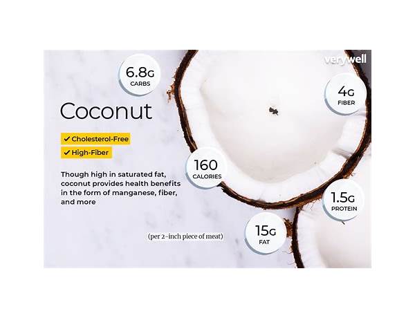 Organic cultured coconut food facts