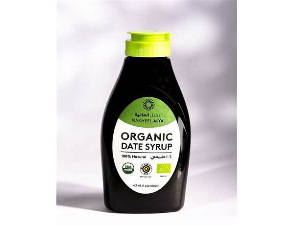Organic date syrup food facts