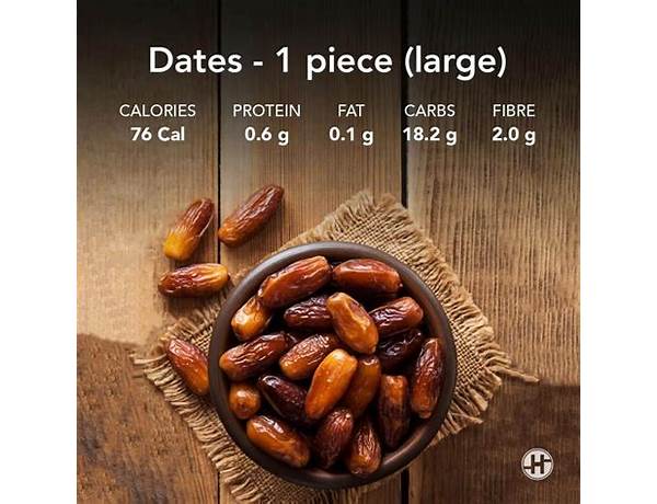 Organic dates food facts