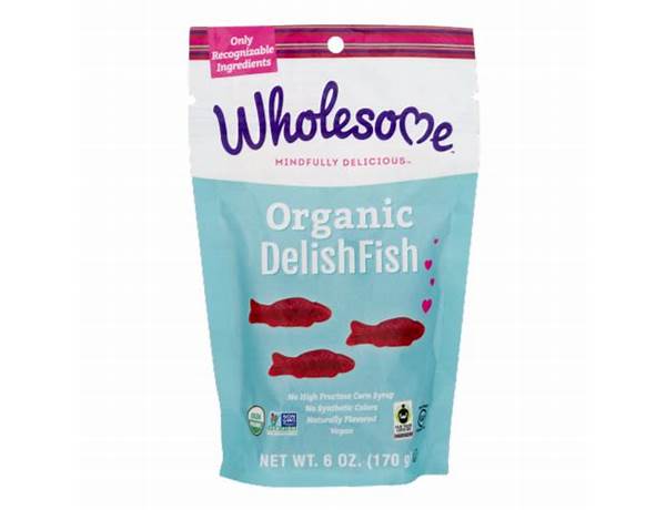 Organic delishfish candy food facts