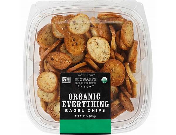 Organic everything bagel chips food facts