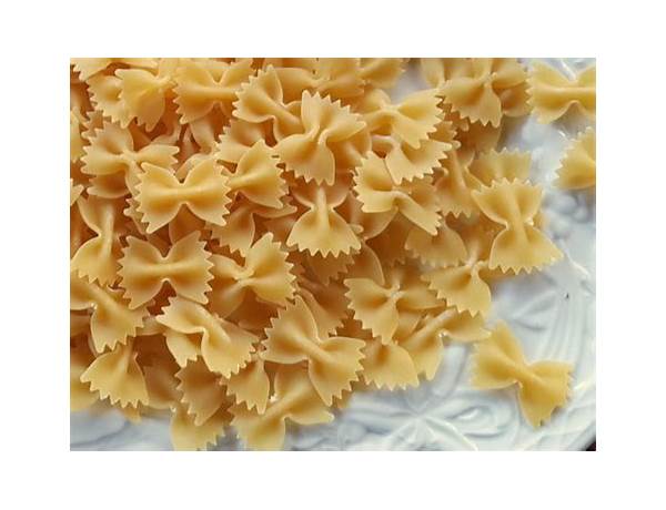 Organic farfalle rigate pasta food facts