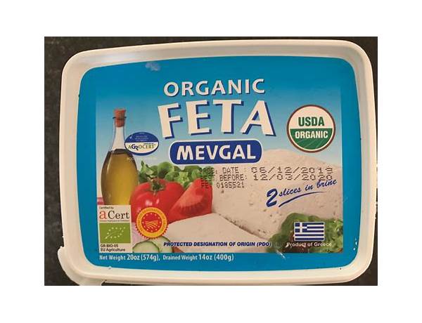 Organic feta food facts