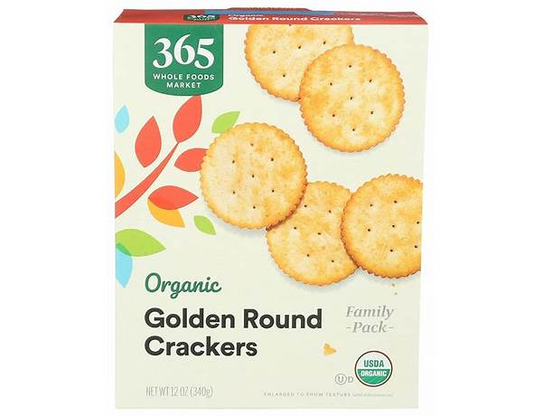 Organic golden round crackers food facts