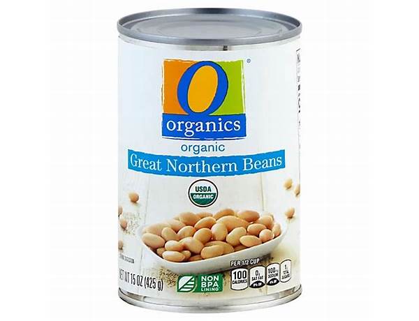 Organic great northern beans ingredients