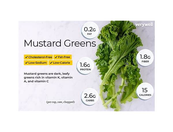 Organic greens nutrition facts