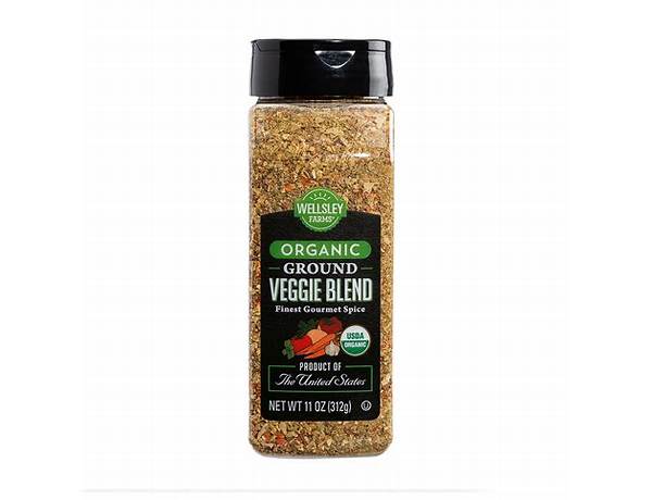 Organic ground veggie blend nutrition facts