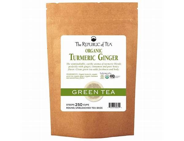 Organic jamaican ginger green tea ingredients
