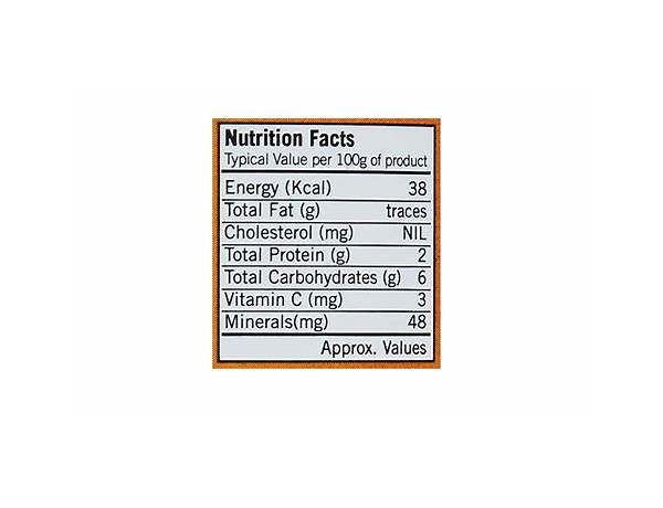 Organic jamaican ginger green tea nutrition facts