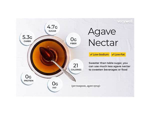 Organic light agave nectar nutrition facts