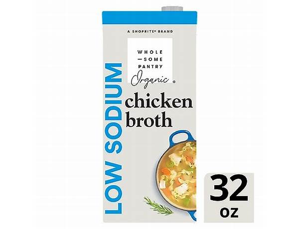 Organic low sodium no-chicken broth ingredients