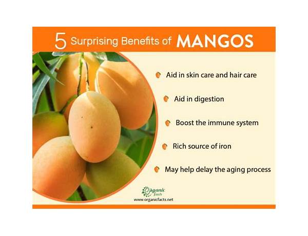 Organic mango food facts