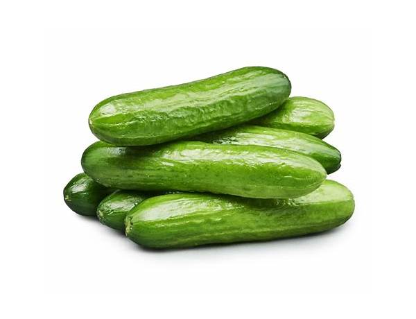 Organic mini cucumbers food facts