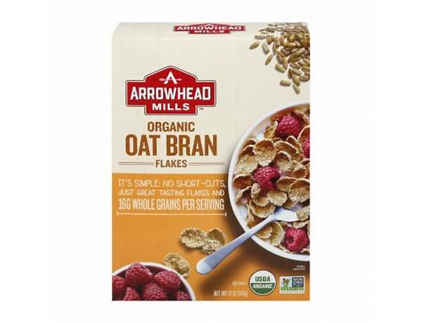 Organic oat bran flakes ingredients