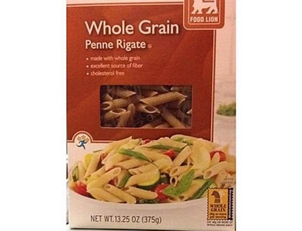 Organic penne rigate nutrition facts