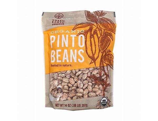 Organic pinto beans food facts