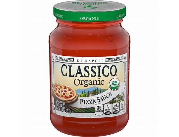 Organic pizza sauce food facts