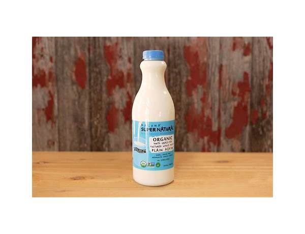 Organic plain aussie kefir cultured low fat milk ingredients