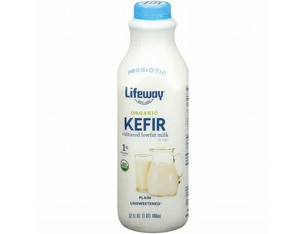 Organic plain aussie kefir cultured low fat milk nutrition facts
