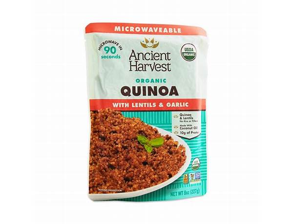 Organic quinoa ingredients