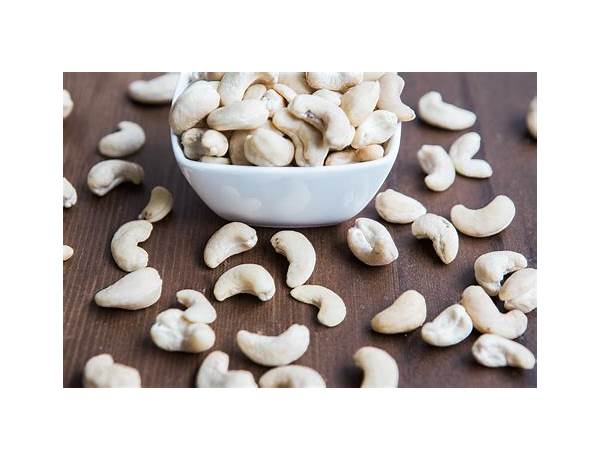 Organic raw cashews food facts