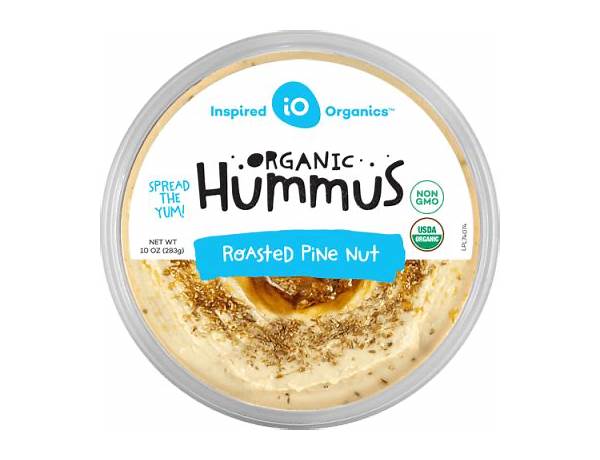 Organic roasted pine nut hummus food facts