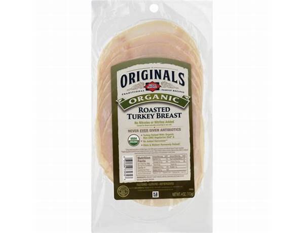 Organic roasted turkey breast food facts