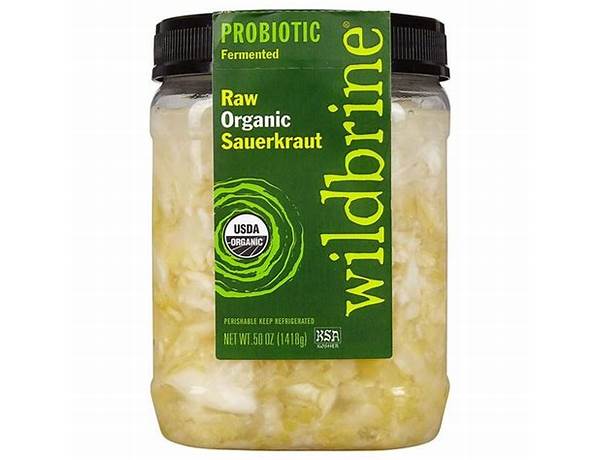 Organic saurkraut food facts