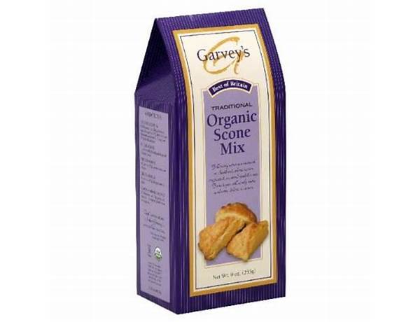 Organic scone mix nutrition facts