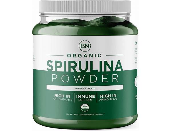 Organic spirulina powder ingredients