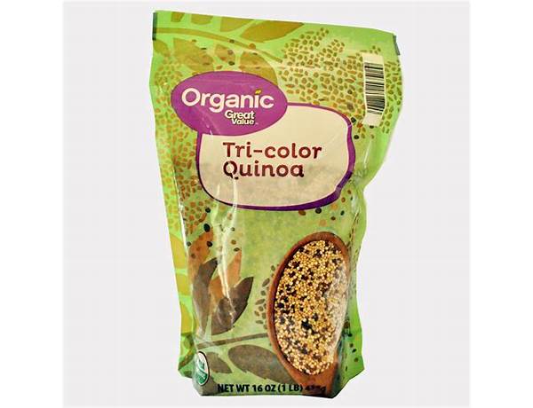 Organic tri- color quinoa food facts
