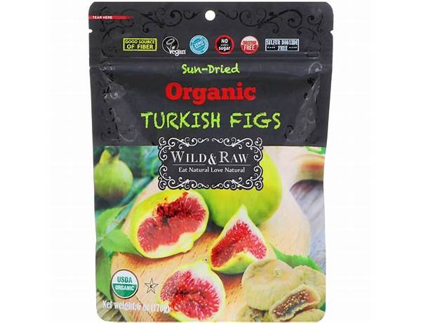 Organic turkish figs ingredients