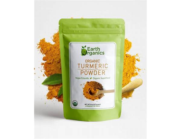 Organic turmeric powder food facts