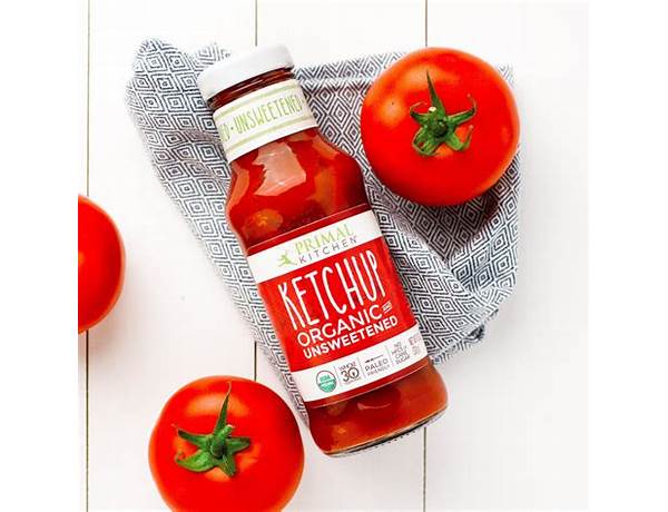 Organic unsweetened ketchup food facts