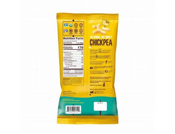 Organic white cheddar chickpea puffs food facts