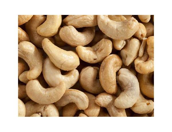 Organic whole cashews food facts