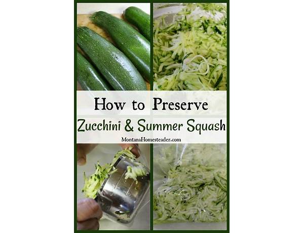Organic zucchini squash ingredients