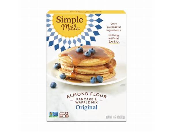 Original almond flour pancake & waffle mix food facts