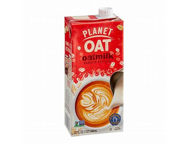 Original barista edition oatmilk food facts