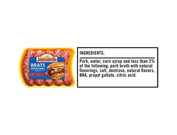 Original brats ingredients