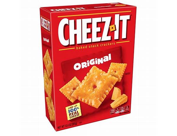 Original cheez-it crackers food facts
