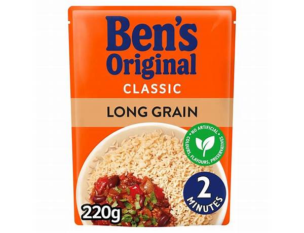 Original long grain & wild rice mix food facts