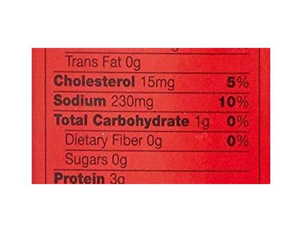 Original meat stick nutrition facts