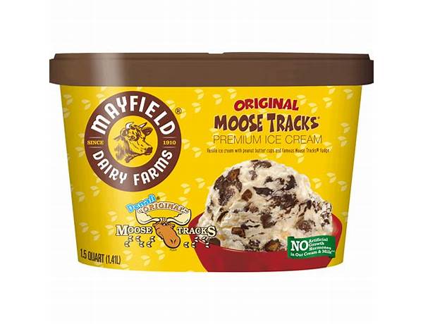 Original moose tracks ice cream food facts