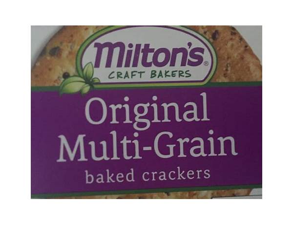 Original multi-grain baked crackers food facts