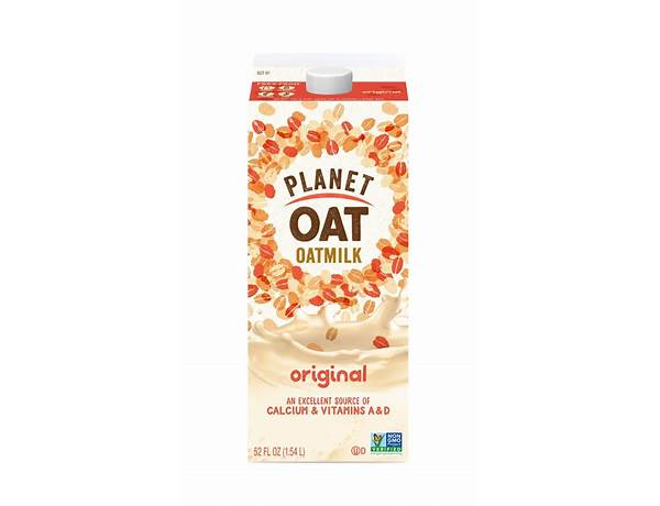 Original oat beverage food facts