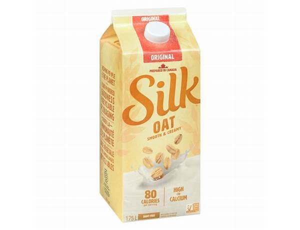 Original oat silk 50% more calcium food facts