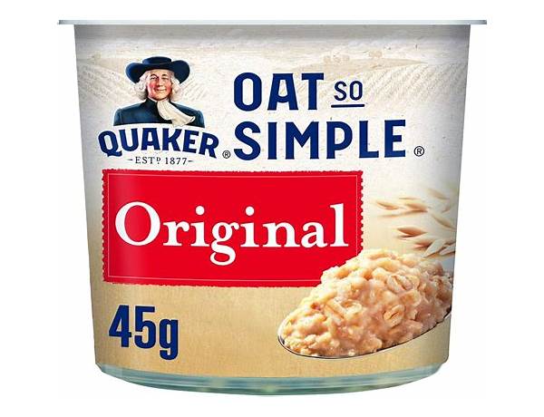 Original porridge oats & healthy grains food facts