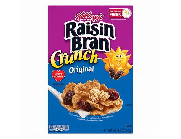 Original raisin bran crunch food facts